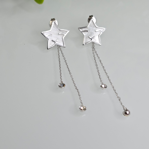 Earrings Star dhaga